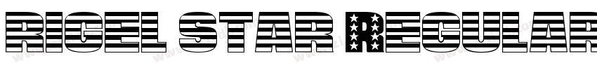 rigel star Regular字体转换